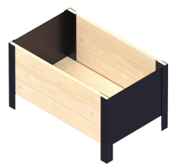 Lada de lemn Upyard Modernbox Low