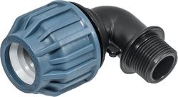 ELYSEE Cot 90° compresiune cu FE, PN 10 si PN 16