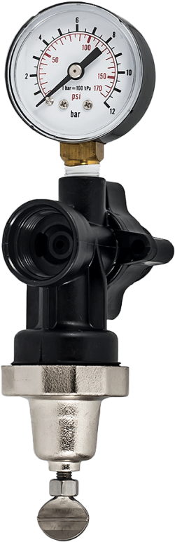 Regulator de presiune cu manometru
