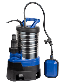 Pompa de drenaj pentru apa murdara Gmax cu plutitor extern si corp de inox