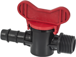 Mini robinet cu filet exterior pentru tub de picurare