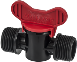 Mini robinet cu filet exterior pentru banda de picurare