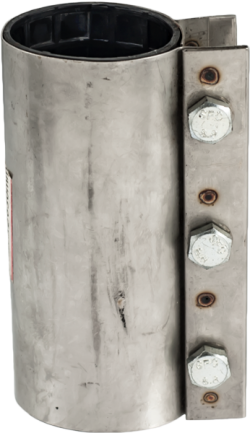 Colier de reparatie din inox – banda simpla