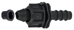 Conector cu garnitura pentru tub de picurare