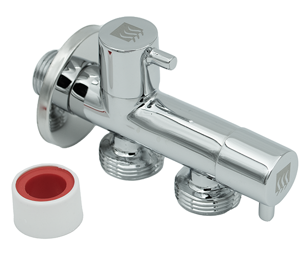 Hydro 11 robinet coltar dublu cu rozeta si teflon