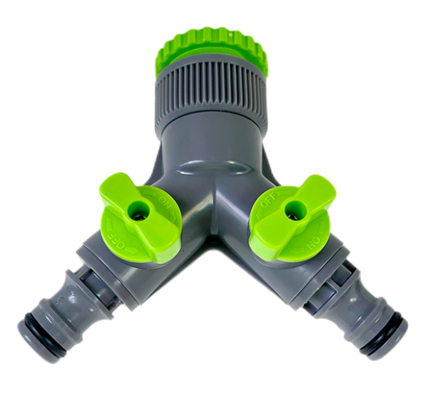 Adaptor cu robineti pentru doua cuple rapide Hydro-Fix