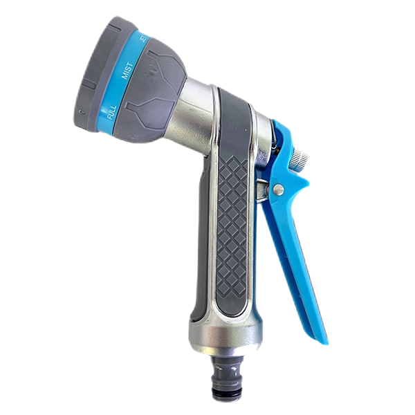 Pistol pentru stropit cu 8 functii, din aluminiu Hydro-Fix Soft-Touch