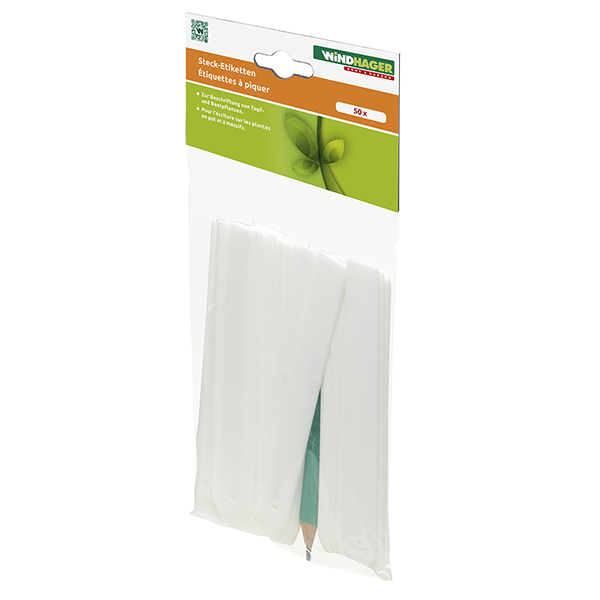 Placute plastic pentru flori si plante + creion