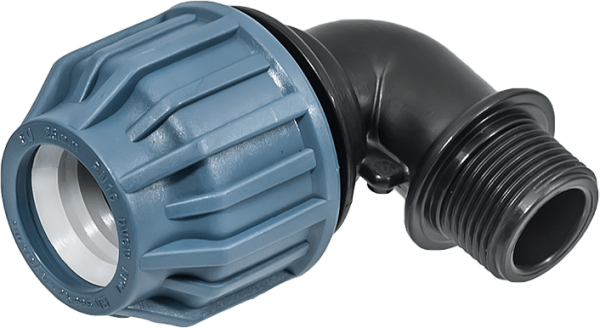 ELYSEE Cot 90° compresiune cu FE, PN 10 si PN 16