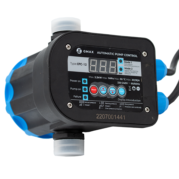 Dispozitiv de control al presiunii EPC-12 cu afisaj digital si reglarea limitelor Gmax