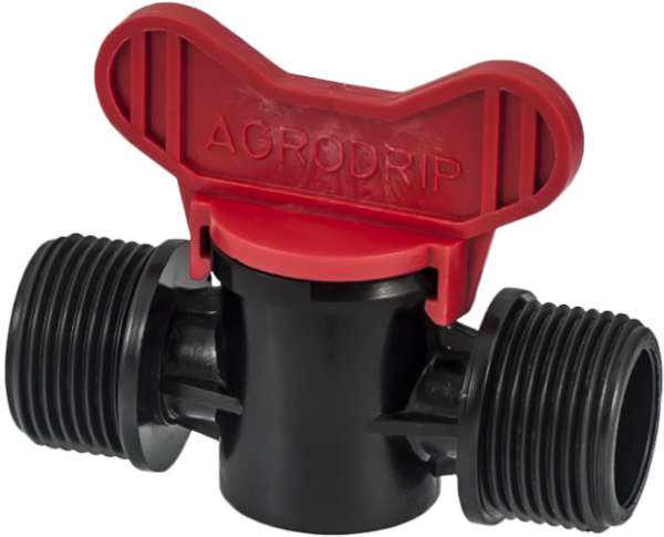 Mini robinet cu filet exterior pentru banda de picurare