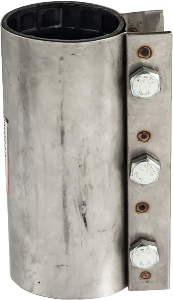 Colier de reparatie din inox – banda simpla