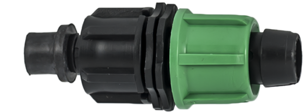 Conector cu garnitura pentru tub de picurare