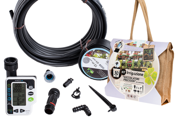 Kit de irigare My Farm Balcony – pentru pana la 30 de ghivece cu programator inclus AMICO+
