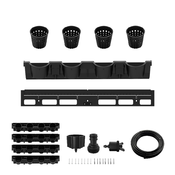 Watex gradina verticala, set complet de perete cu 16 ghivece